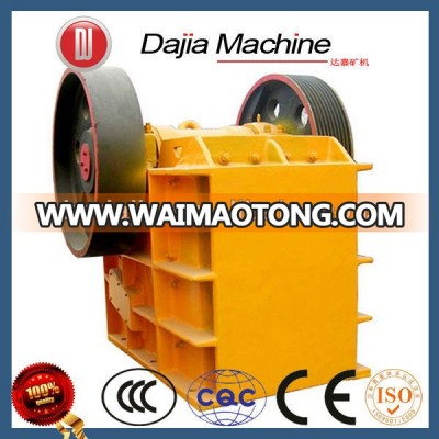 Dajia Industrial Rock Limestone Diesel Jaw Crusher PE250x400